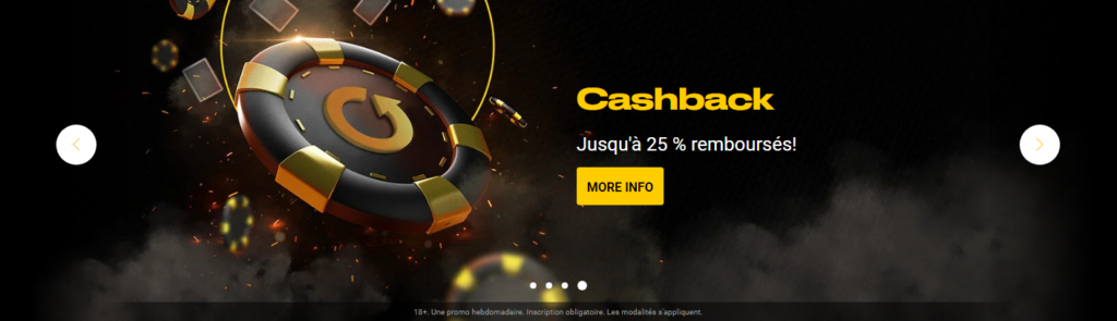 Cashback promotie Bwin